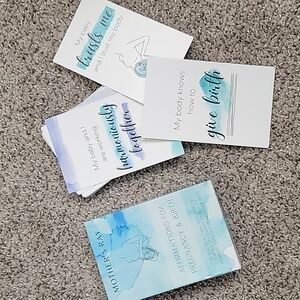 50 Hypnobirthing Affirmation Cards For Pregnancy & Birth Baby Shower Gift
